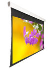 100 Inch Tab Tensioned Motorized Screen , home theater motorized screen HD Grey Fabric​