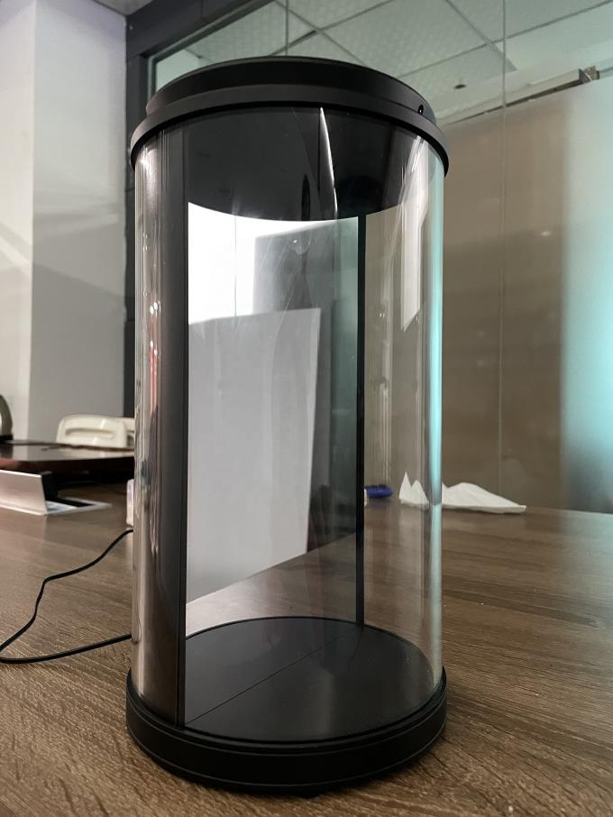 AI आधारित इंटरैक्टिव 3D होलोग्राम बॉक्स, 75 इंच डिजिटल मानव गोल प्रदर्शनी स्टैंड होलोट्यूब होलोग्राफिक डिस्प्ले बॉक्स 2