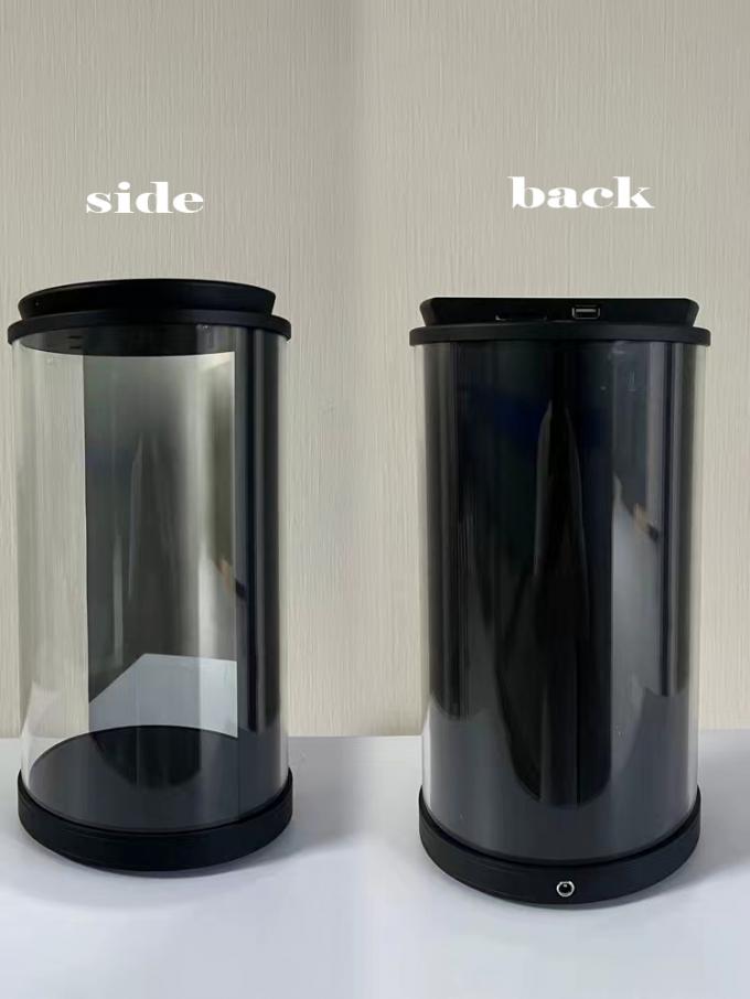 AI आधारित इंटरैक्टिव 3D होलोग्राम बॉक्स, 75 इंच डिजिटल मानव गोल प्रदर्शनी स्टैंड होलोट्यूब होलोग्राफिक डिस्प्ले बॉक्स 4