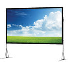 Fast Fold Mobile 120 inch projection screen for  indoor / outdoor events