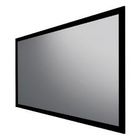 Black Powder Coated Fixed Frame Projector Screen 10 / 15 Cm Frame Size