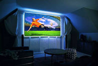 Fixed frame projection screen wall mounted , 3D Silver Screen with Black Velvet