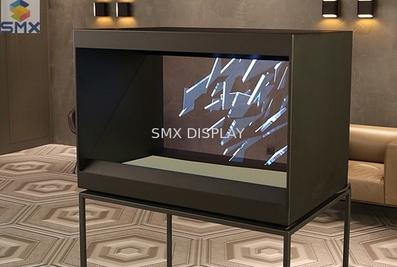 32" Innovative In - Store Holocube Holographic Cube Virtual Imaging Technology