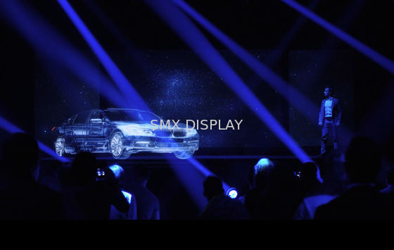 गुणवत्ता स्टेज शो के लिए 3 डी होलोग्राम फिल्म Musion काली मिर्च भूत आईलाइनर पन्नी कारखाना