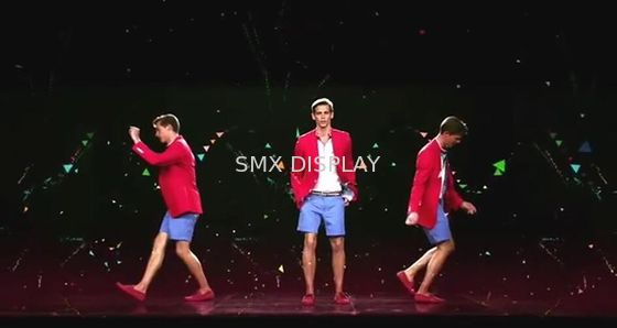 गुणवत्ता स्टेज Musion होलोग्राम प्रोजेक्टर पन्नी होलोग्राफिक प्रदर्शन 95um मोटाई कारखाना