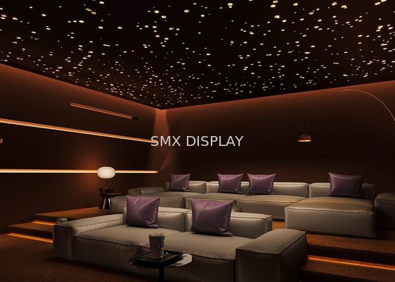 गुणवत्ता पॉलिएस्टर फाइबरबोर्ड फाइबर ऑप्टिक स्टार सीलिंग लाइट 9 मिमी मोटाई आसान स्थापना: कारखाना