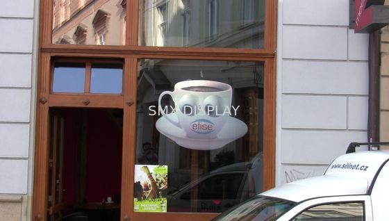 गुणवत्ता दुकान की खिड़की के लिए 100um पारदर्शी रियर प्रोजेक्शन फिल्म होलोग्राफिक स्क्रीन फिल्म कारखाना