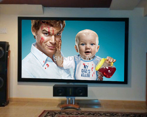 गुणवत्ता प्रोजेक्टर सिनेमा थियेटर फिक्स्ड फ्रेम स्क्रीन 3 डी सिल्वर फैब्रिक कारखाना