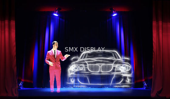 गुणवत्ता चिंतनशील 45 डिग्री Musion आईलाइनर स्टेज होलोग्राफिक टच पन्नी / प्रकाश प्रतिबिंब पन्नी कारखाना