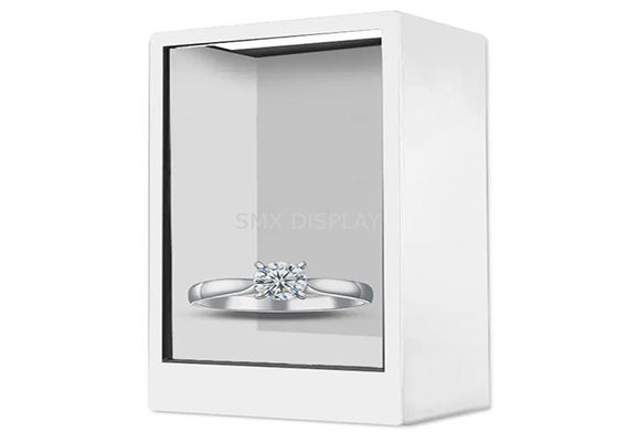 गुणवत्ता 55 इंच टच स्क्रीन 3डी होलोग्राफिक डिस्प्ले बॉक्स वर्टिकल पारदर्शी एलसीडी शोकेस कारखाना