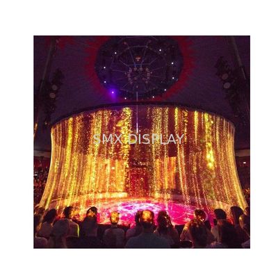 गुणवत्ता लंबी दूरी की होलोग्राफिक मेश प्रोजेक्टर स्क्रीन अतिरिक्त बड़ी 3डी होलोग्राम स्क्रीन कारखाना