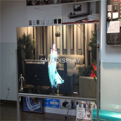 गुणवत्ता मिरर / ब्लैक रियर प्रोजेक्शन 3 डी होलोग्राफिक डिस्प्ले 130um मोटाई 800: 1 कंट्रास्ट कारखाना