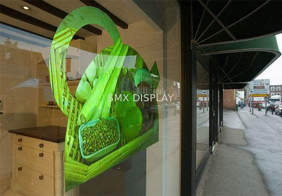 गुणवत्ता होलोग्राफिक प्रभाव रियर प्रक्षेपण स्क्रीन फिल्म, होलोग्राम विंडो फिल्म स्वयं चिपकने वाला कारखाना