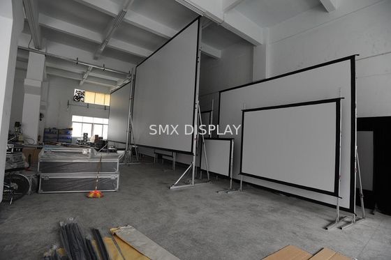 गुणवत्ता 200 इंच रियर एंड फ्रंट फास्ट फोल्ड स्क्रीन के साथ ड्रेस किट और फ्लाइट केस कारखाना