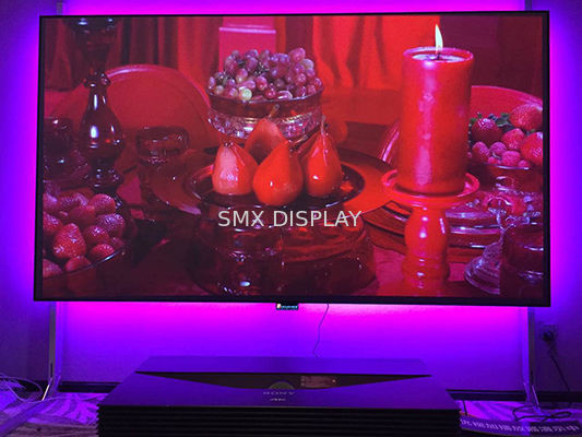 गुणवत्ता बेकार फिक्स्ड फ्रेम स्क्रीन, फिक्स्ड वॉल प्रोजेक्टर स्क्रीन एचडीटीवी 16/9 प्रारूप 0.8 लाभ कारखाना