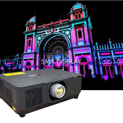 गुणवत्ता Low Noise 15000 Lumens Engineering Laser Projector For Indoor Museum 3D Installation कारखाना