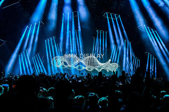 गुणवत्ता पॉलियामाइड होलोफ्लेक्स पारदर्शी 3 डी होलोग्राफिक प्रोजेक्शन स्क्रीन कारखाना