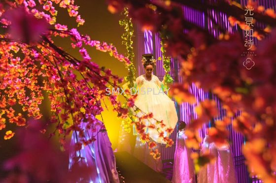 गुणवत्ता फ्लोटिंग 3 डी होलोग्राफिक डिस्प्ले होलोग्राम मूसायन ईसेलाइनर फ़ॉइल 5x30 मीटर कारखाना