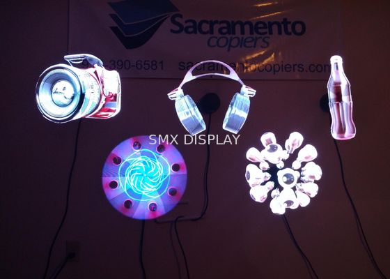 गुणवत्ता फ्लोटिंग 3 डी होलोग्राफिक डिस्प्ले 110 - 240 वी इंडोर 3 डी होलोग्राम डिस्प्ले कारखाना