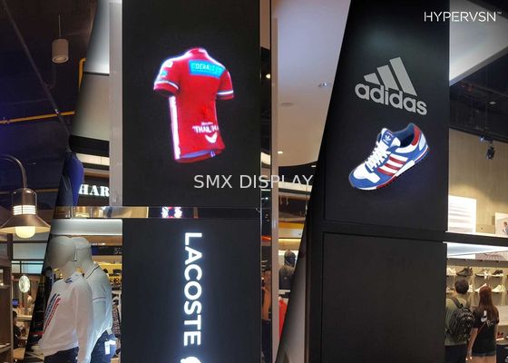 गुणवत्ता उच्च संकल्प एलईडी आधारित प्रौद्योगिकी प्लग / हाइपरवार्न होलोग्राम प्रदर्शन 3 डी कारखाना