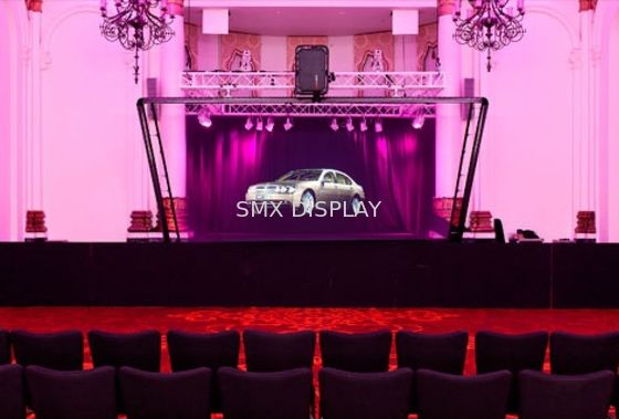 गुणवत्ता लाइव शो के लिए प्रतिबिंब पन्नी 95um 160 ° 3 डी होलोग्राम प्रदर्शन कारखाना