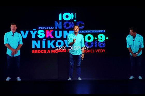 गुणवत्ता पारदर्शी 95um 160 ° होलोग्राफिक प्रोजेक्शन डिस्प्ले 5x30m कारखाना