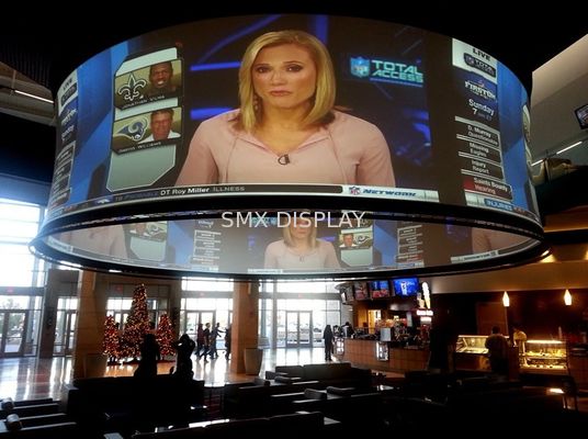 गुणवत्ता उड़ान सिमुलेशन के लिए 360 डिग्री फिक्स्ड फ़्रेम प्रोजेक्शन स्क्रीन कारखाना