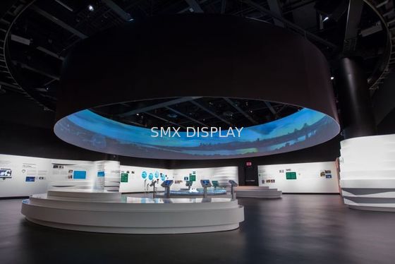 गुणवत्ता 180 डिग्री RoHS फ्लाइट सिम्युलेटर प्रोजेक्शन स्क्रीन मैट कारखाना