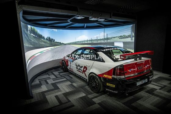 गुणवत्ता 360 डिग्री फ्लाइट कर्व्ड सिमुलेशन स्क्रीन्स फ़्लोर स्टैंडिंग कारखाना