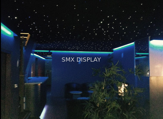 गुणवत्ता 9 मिमी पैनल फाइबर ऑप्टिक छत टाइलें पॉलिएस्टर फाइबरबोर्ड 7 रंग PMMA कारखाना