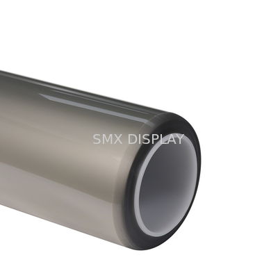 गुणवत्ता RoHS 1.52m चौड़ाई रियर प्रोजेक्शन फिल्म पारदर्शी ग्लास ऑप्टिकल कारखाना