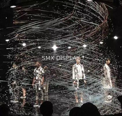 गुणवत्ता फायरप्रूफ पॉलियामाइड होलोग्राफिक मेश स्क्रीन मोटराइज्ड हाई ट्रांसपेरेंसी कारखाना