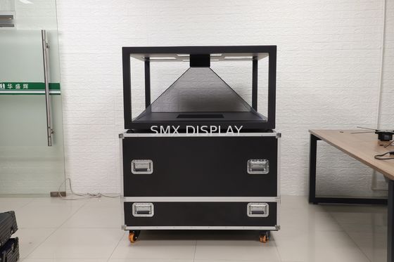 गुणवत्ता 360 डिग्री 3डी होलोग्राम प्रदर्शन पूर्ण संकल्प 19 इंच 4 पक्षीय कारखाना