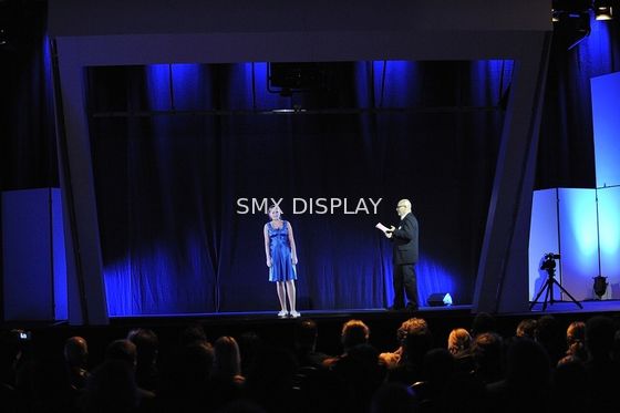 गुणवत्ता पीपर घोस्ट होलोग्राम के लिए स्टेज 3 डी होलोग्राफिक प्रोजेक्शन सिस्टम 100um कारखाना