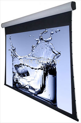 गुणवत्ता 106 '' सिनेमा टैब tensioned मोटरीकृत स्क्रीन, बिजली प्रोजेक्शन स्क्रीन कारखाना