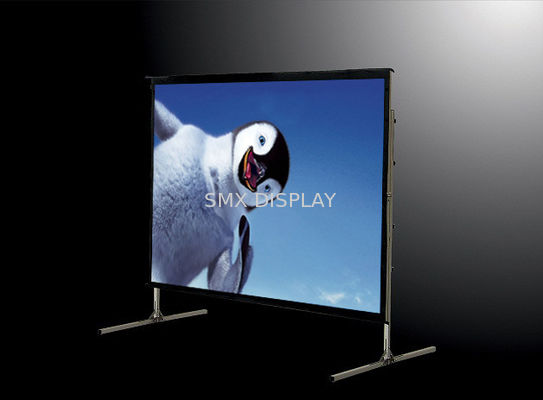 गुणवत्ता 100 इंच प्रोजेक्शन स्क्रीन, फास्ट शिक्षा, पार्टी, संगीत के लिए स्क्रीन मोड़ो कारखाना