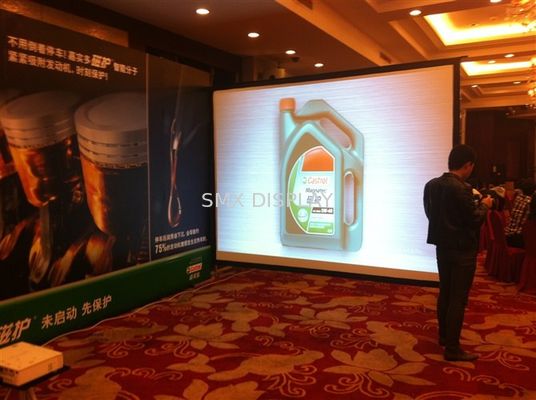 गुणवत्ता 16/9 250 "आउटडोर और इनडोर तेजी गुना रियर प्रोजेक्शन स्क्रीन, जल्दी गुना स्क्रीन कारखाना