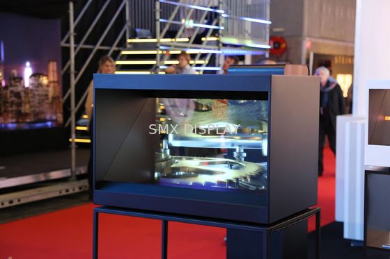 गुणवत्ता रिटेल डिस्प्ले के लिए 1 साइड व्यू 22 इंच एलईडी लाइट होलोक्यूब 3 डी होलोग्राफिक डिस्प्ले: कारखाना