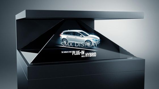 गुणवत्ता आभूषण के लिए 42 इंच 3 डी होलोग्राम पिरामिड विज्ञापन प्रदर्शित करता है, CE प्रमाण पत्र कारखाना