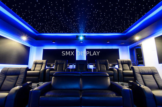 गुणवत्ता PMMA फाइबर ऑप्टिक स्टार सीलिंग लाइट 600x1200mm RGB लाइट 7 रंगों के साथ कारखाना