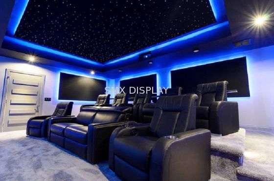 गुणवत्ता 110V - 220V फाइबर ऑप्टिक स्टार छत पैनल होम सिनेमा के लिए आरजीबी लाइट कलर कारखाना