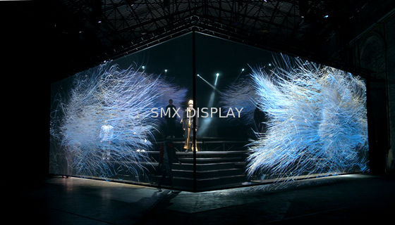 गुणवत्ता पारदर्शी 3 डी होलोग्राम प्रोजेक्शन गौज होलोग्राफिक स्क्रीन पॉलियामाइड सामग्री: कारखाना